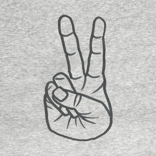 Peace Sign Emoji by 1Redbublppasswo